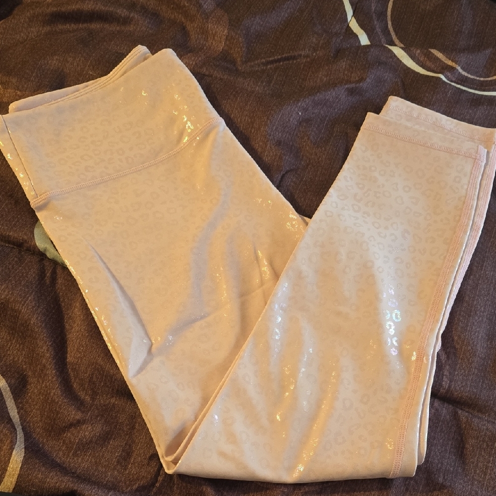 ZYIA Active Light Pink Leopard Leggings